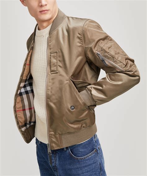 burberry jacka man|Burberry bomber jacket men.